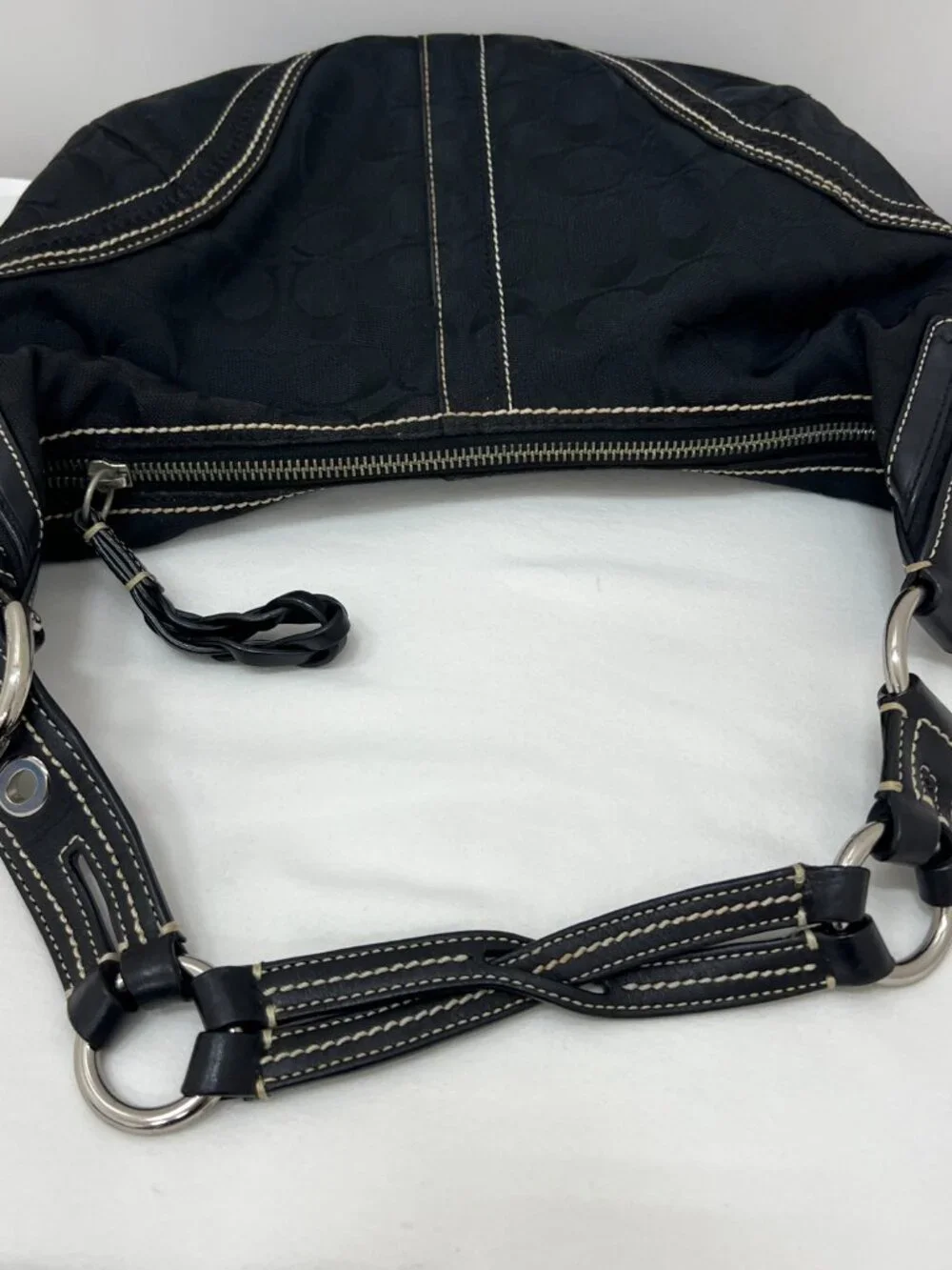 Coach Black Hobo Crescent Shoulder Bag in Style 10600